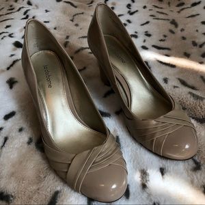 Women’s Liz Claiborne Nude Tan Pumps, 9